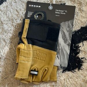 Mountain Hardwear Belay Leather Durable Gloves